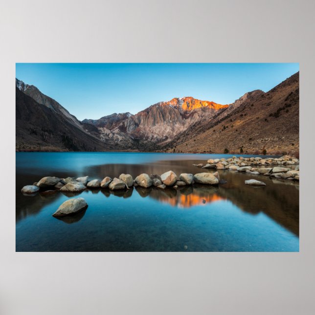 Wasser | Convict Lake Sierra Nevada Poster (Vorne)