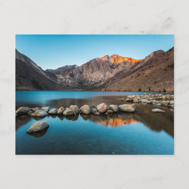 Wasser | Convict Lake Sierra Nevada Postkarte (Vorderseite)