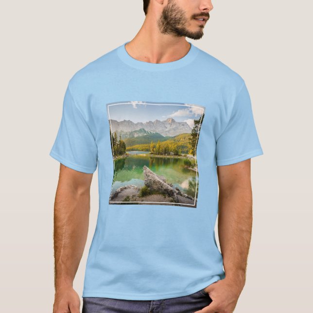 Wasser | Dachstein Mountain Lake Deutschland T-Shirt (Vorderseite)