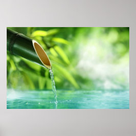 Wasser das Wunder des Lebens durch Heilung der Lie Poster