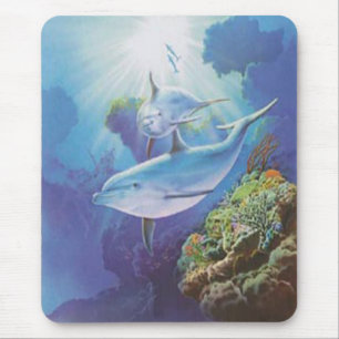 Wasser-Delphin-Maus-Pad Mousepad