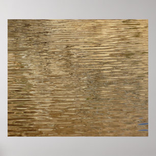 Wasser des Barker Dam im Joshua Tree National Park Poster