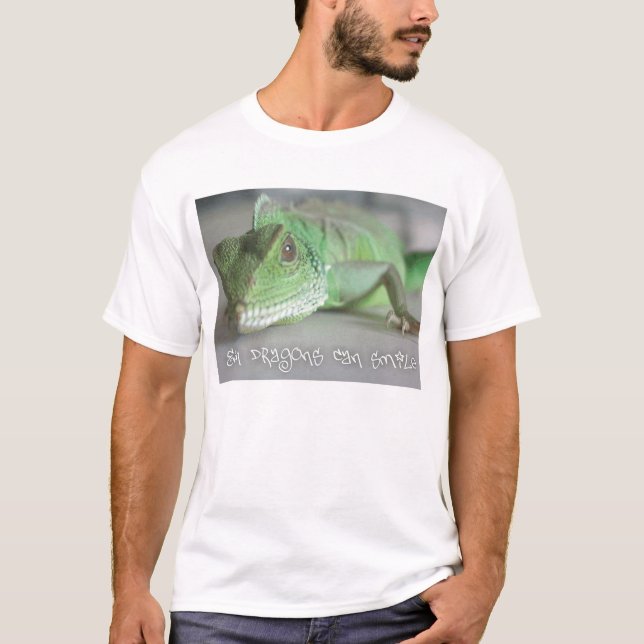 Wasser-Drache-Lächeln T-Shirt (Vorderseite)