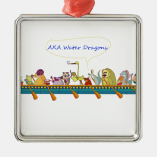 Wasser-Drache Ornament Aus Metall