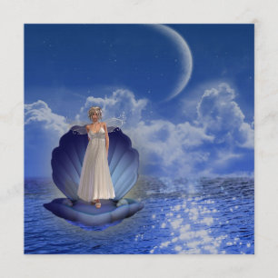 Wasser-Engels-Einladungen Einladung