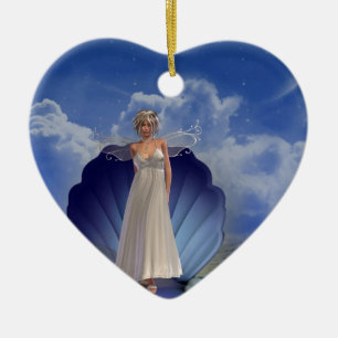 Wasser-Engels-Verzierung Keramik Ornament