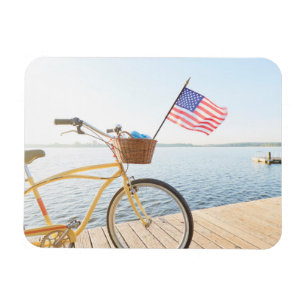 Wasser   Fahrrad am See Magnet