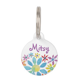 Wasser-FarbBlume Tiernamensmarke