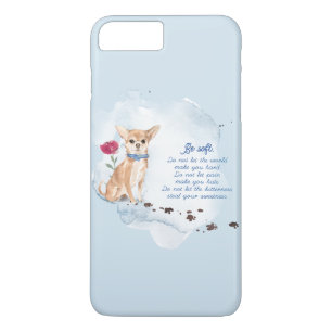 Wasser-FarbChihuahua-Hund und reizendes Zitat Case-Mate iPhone Hülle