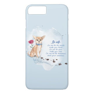 Wasser-FarbChihuahua-Hund und reizendes Zitat Case-Mate iPhone Hülle