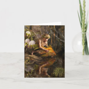 Wasser-Fee Notecards Karte