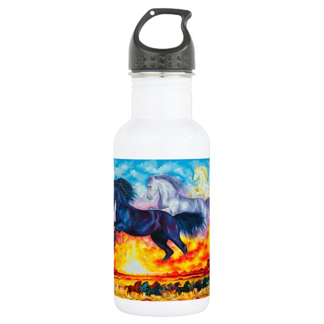 Wasser-Flasche Edelstahlflasche (Vorderseite)