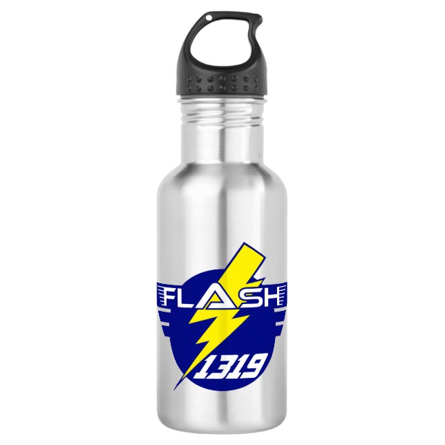 Wasser-Flasche FRC-Blitz-1319 Edelstahlflasche (Vorderseite)
