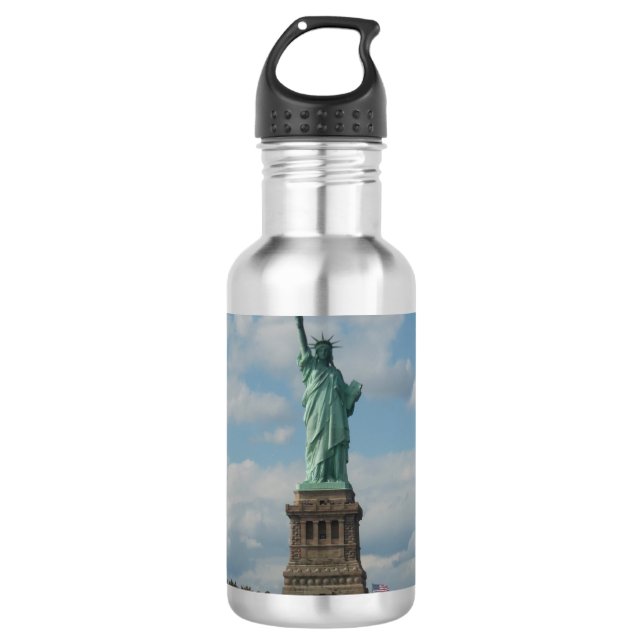 Wasser-Flasche: Freiheitsstatue Edelstahlflasche (Vorderseite)