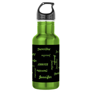 Wasser-Flasche, personalisiert, den Namen Trinkflasche