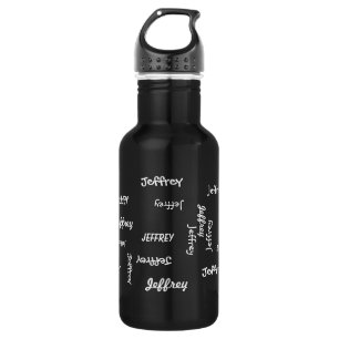 Wasser-Flasche, personalisiert, den Namen Trinkflasche