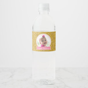 Wasser-Flaschen-Aufkleber Prinzessin-Birthday Wasserflaschenetikett