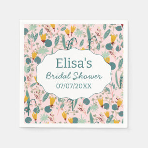 Wasser-Garten Blumen Brautparty Süß INDIVIDUELL Serviette