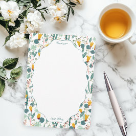 Wasser Garten Florale Bridal Shower Benutzerdefini Dankeskarte