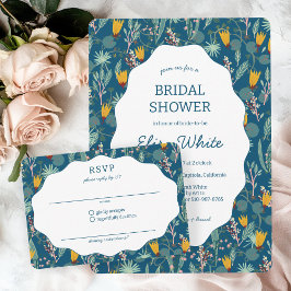 Wasser Garten Florale Hochzeitsdusche Süß INDIVIDU RSVP Karte