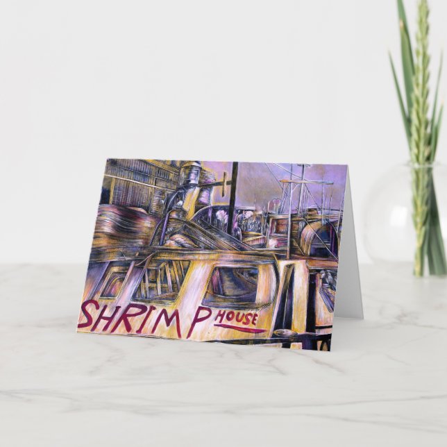 Wasser-Geborenes Mystery Meat Grußkarte Karte (Vorderseite)