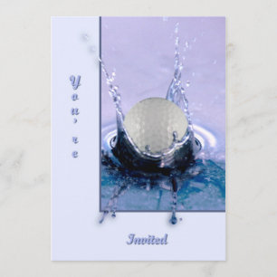 Wasser-Gefahr Einladung