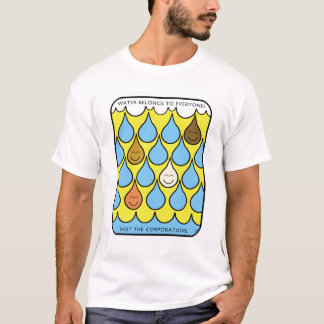 Wasser gehört jeder T-Shirt