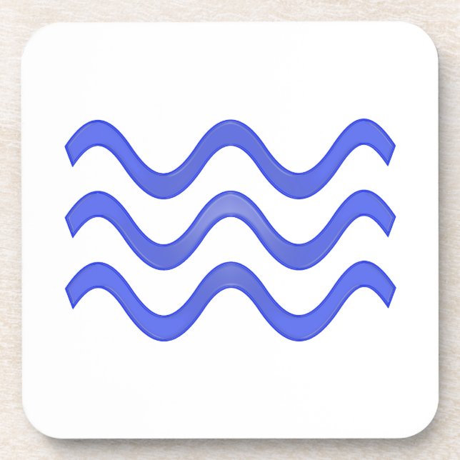 Wasser Getränkeuntersetzer (Vorderseite)