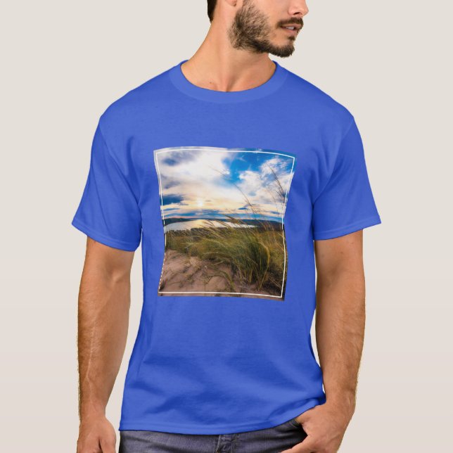 Wasser | Glen Lake Sleeping Bear Dunes Michigan T-Shirt (Vorderseite)