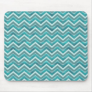 Wasser Glitzer Zickzack Muster Mousepad