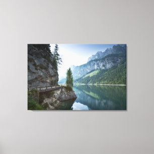 Wasser Gosau Salzkammergut Österreich Leinwanddruck