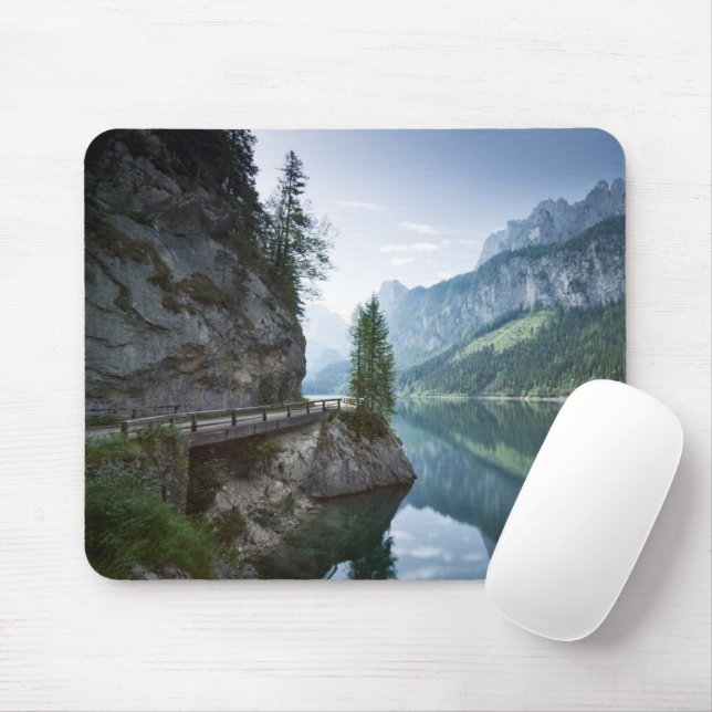 Wasser | Gosau Salzkammergut Österreich Mousepad (Mit Mouse)