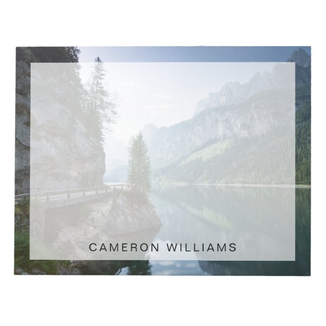 Wasser | Gosau Salzkammergut Österreich Notizblock (Vorderseite)