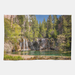 Wasser Hanging Lake Glenwood Springs, Colorado Geschirrtuch