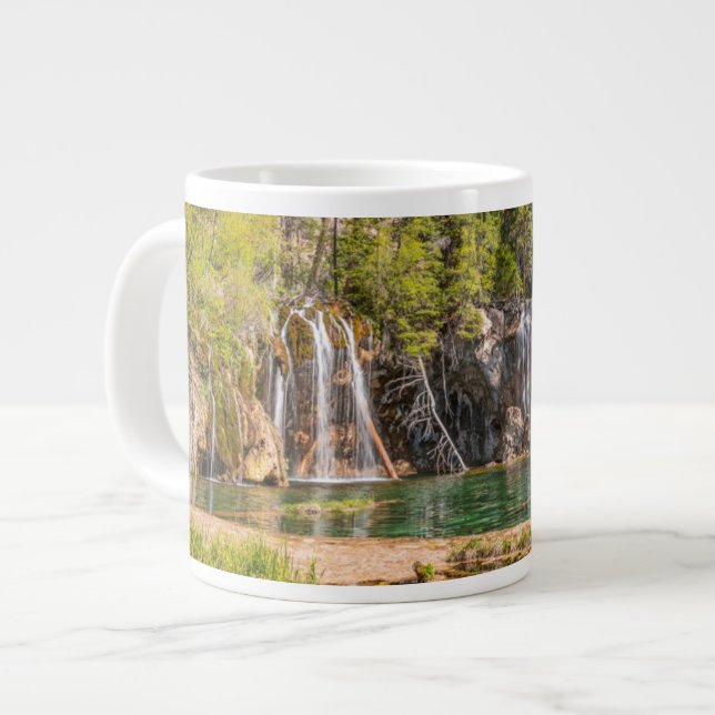 Wasser | Hanging Lake Glenwood Springs, Colorado Jumbo-Tasse (Vorderseite Links)
