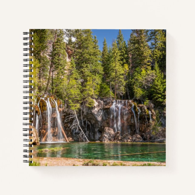 Wasser | Hanging Lake Glenwood Springs, Colorado Notizbuch (Vorderseite)