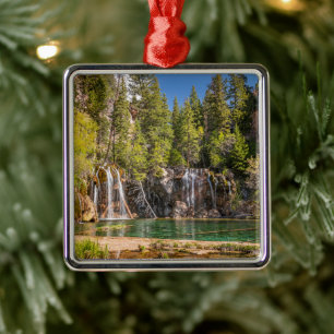 Wasser   Hanging Lake Glenwood Springs, Colorado Ornament Aus Metall