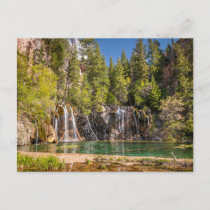 Wasser   Hanging Lake Glenwood Springs, Colorado Postkarte