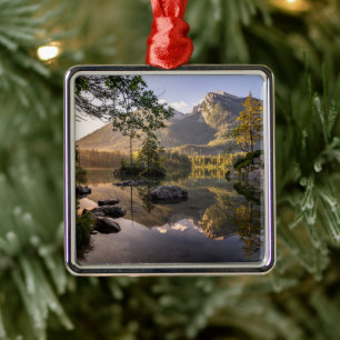 Wasser   Hintersee Berchtesgaden Deutschland Ornament Aus Metall