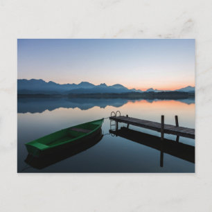 Wasser Hopfensee Bayerische Alpen Deutschland Postkarte