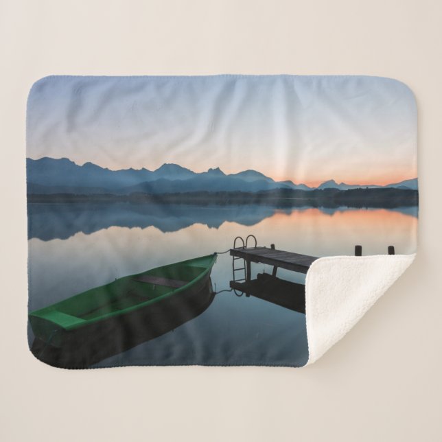 Wasser | Hopfensee Bayerische Alpen Deutschland Sherpadecke (Vorderseite (Horizontal))