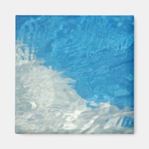 Wasser im Pool Magnet