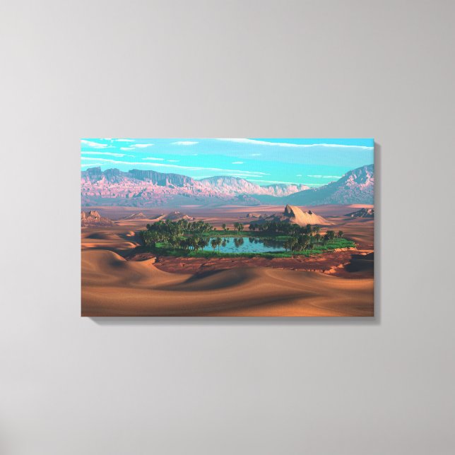 Wasser ist Leben Leinwanddruck (Vorderseite)