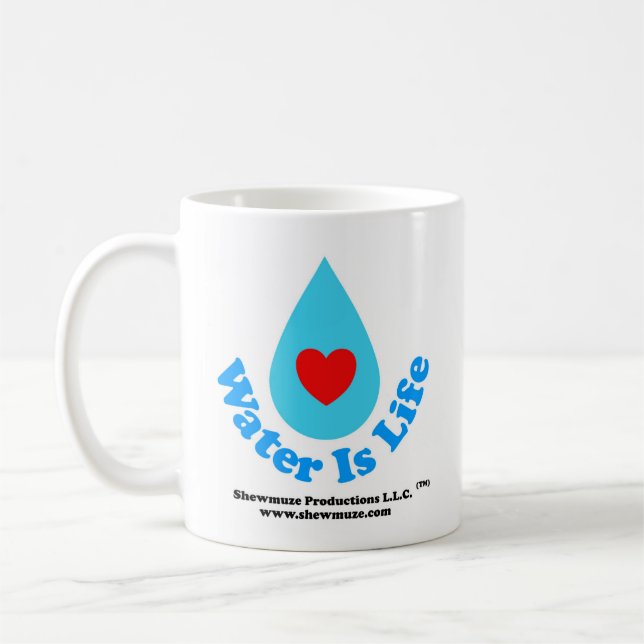 Wasser ist Life_Design #1 Kaffeetasse (Links)