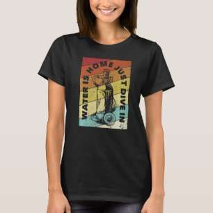 Wasser ist Zuhause, nur tauchen in der Unterwasser T-Shirt