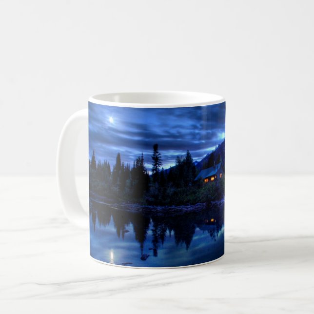 Wasser | Jenny Lake Grand Teton National Park Kaffeetasse (Vorderseite Links)