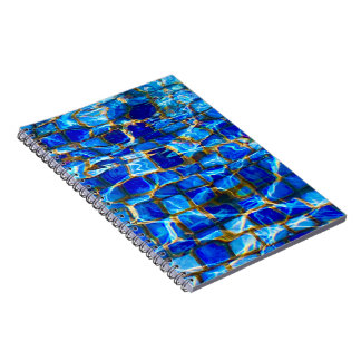 Wasser-Kachel-Notizbuch Notizblock