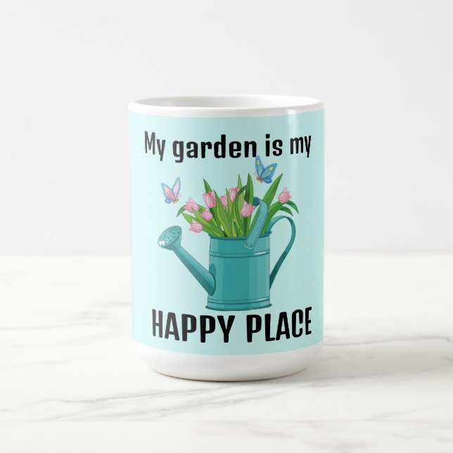 Wasser kann Gartengestaltung Kaffeetasse (Mittel)