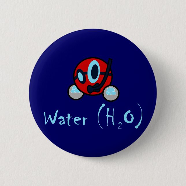 Wasser-Knopf Button (Vorderseite)