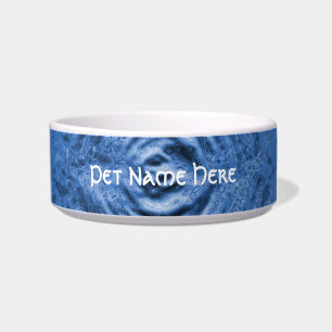 Wasser-Kräuselungs-Blau Napf